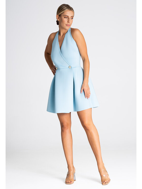 FIGL FIGLFIGL Vestito M977 Blu Regular Fit