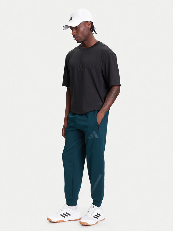 adidas adidas Spodnie dresowe Z.N.E. JW4724 Zielony Loose Fit