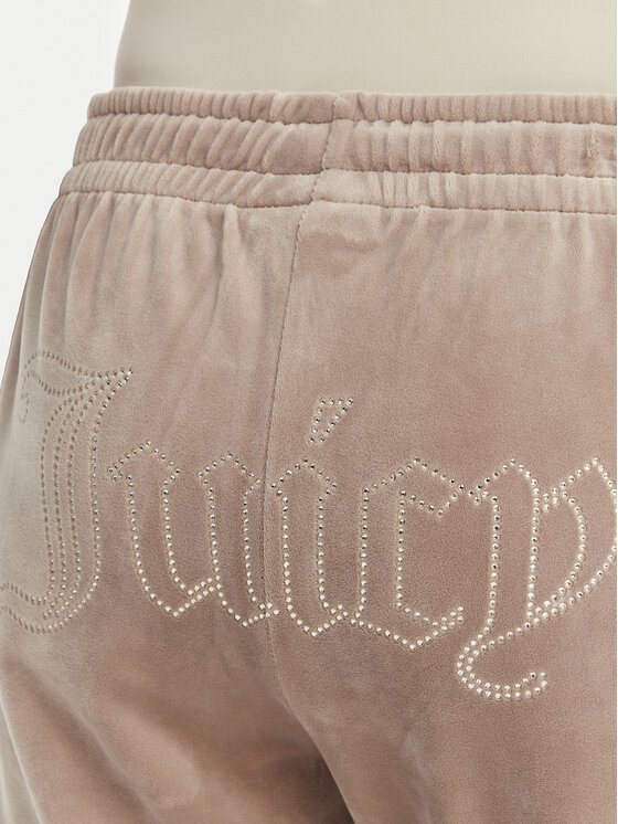 Juicy Couture Juicy Couture Donji dio trenerke Tina JCWBJ126327 Bež Straight Leg