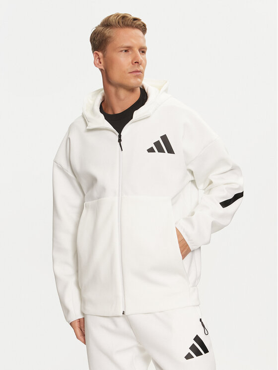 adidas adidas Pulóver Z.N.E. JF2443 Fehér Regular Fit