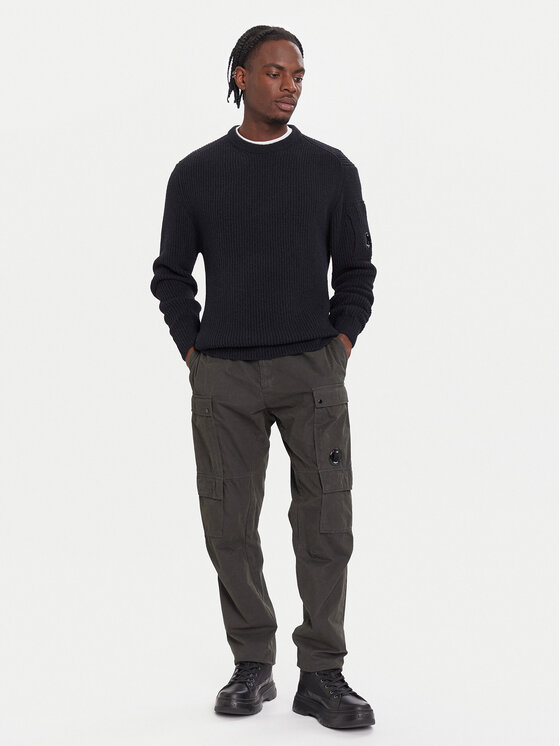 C.P. Company C.P. Company Pulover 19CMKN307A006170A Črna Regular Fit