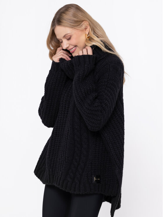 LIDIA KALITA LIDIA KALITA Golf Elysee Czarny Oversize