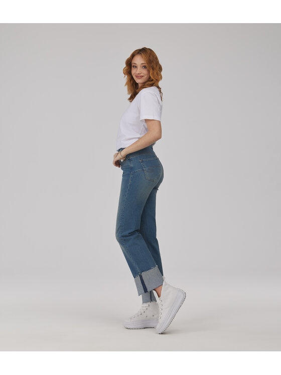Lee Cooper Lee Cooper Jeansy SANDRA Niebieski Straight Leg