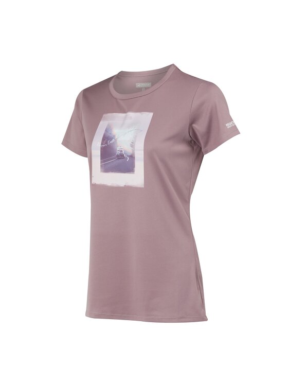 Regatta Regatta T-Shirt Fingal VIII Fioletowy Short Fit