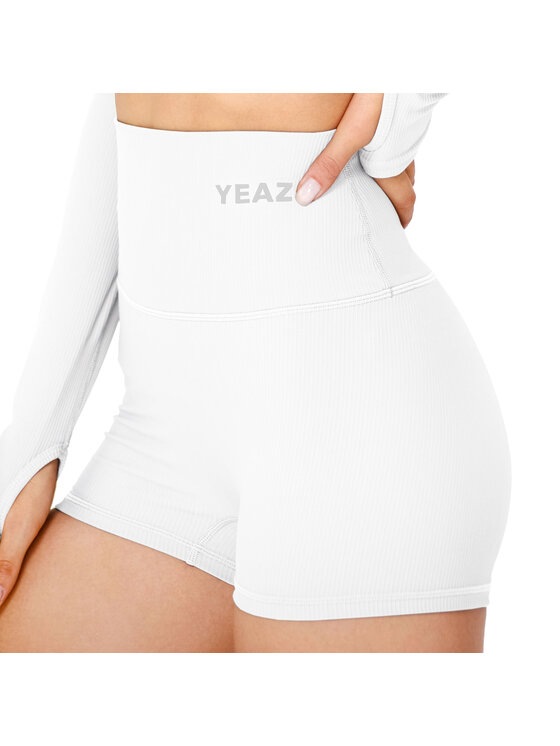 Yeaz Yeaz Szorty sportowe CLUB LEVEL Sportshorts Biały Slim Fit