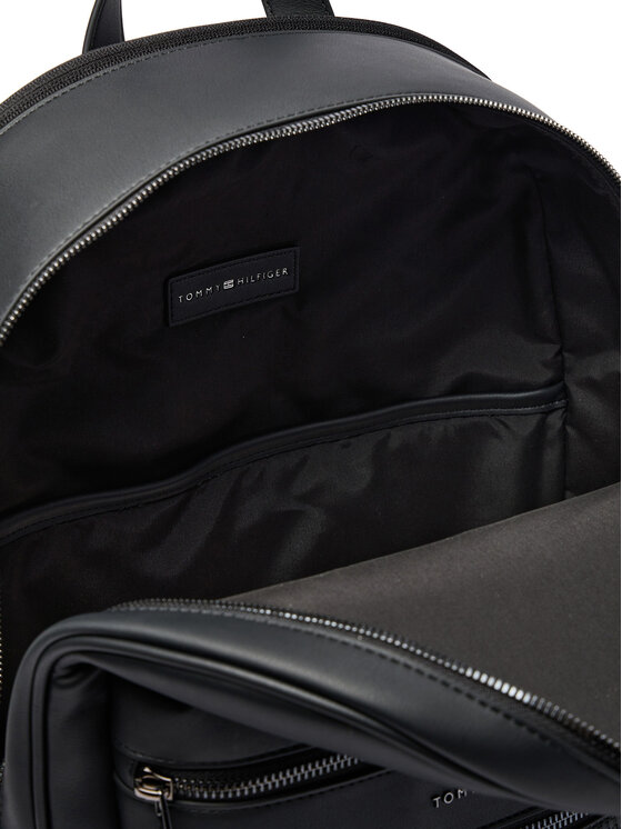 Tommy Hilfiger Tommy Hilfiger Plecak Th Woven Backpack AM0AM14093 Czarny