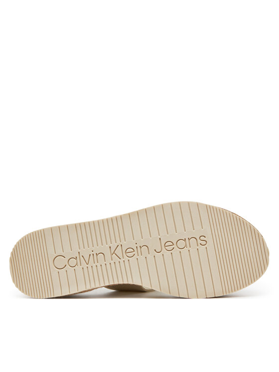 Calvin Klein Jeans Calvin Klein Jeans Espadrilles Sporty Rope Mg Lth Webbing YW0YW01704 Bézs