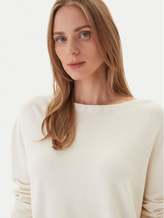 Kontatto Kontatto Maglione 3M0808C Écru Relaxed Fit