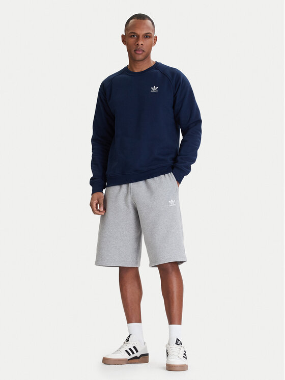 adidas adidas Mikina Trefoil Essentials IY4935 Tmavomodrá Regular Fit