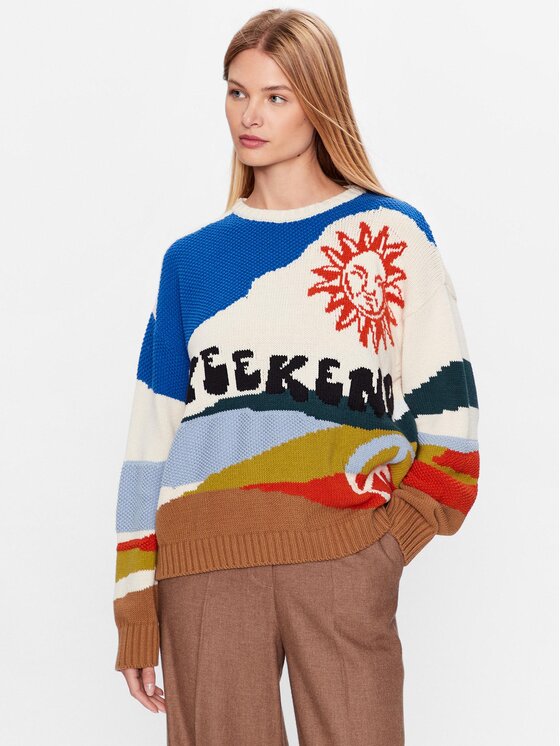 Weekend Max Mara Sweater Faglia 23536620 Sz nes Relaxed Fit Modivo.hu
