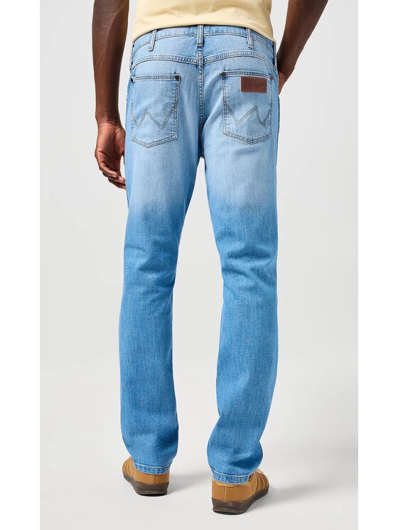 Wrangler Wrangler Jeansy Greensboro Niebieski Regular Fit
