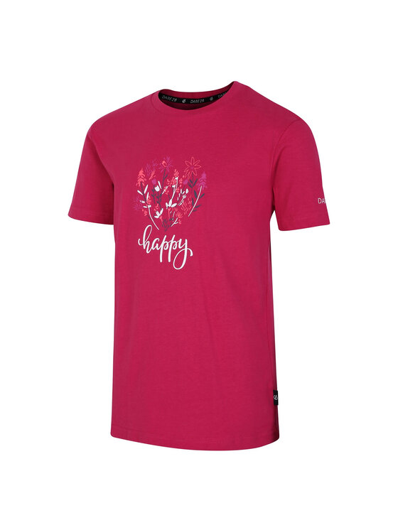Dare2B Dare2B T-Shirt Amuse II Różowy Short Fit