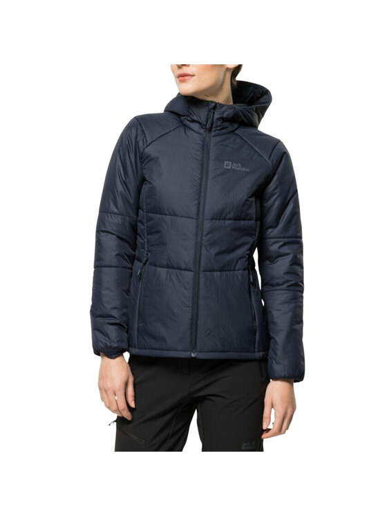 Jack Wolfskin Jack Wolfskin Kurtka przejściowa Bergland INS Hoody W Granatowy Regular Fit