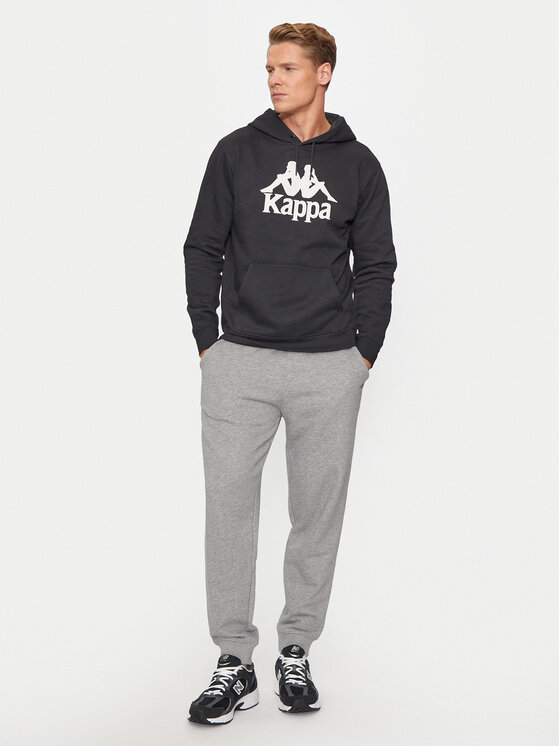 Kappa Kappa Mikina Malmo 3 Auth Kontemporary 341M43W Černá Regular Fit