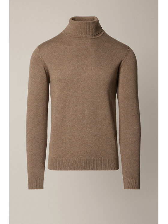 Lancerto Lancerto Sweter Sindre SW073225000132 Beżowy Regular Fit