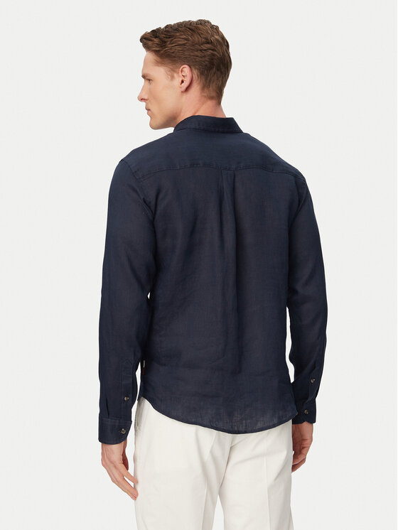 Aeronautica Militare Aeronautica Militare Koszula 261CA1321UCT03089 Granatowy Regular Fit