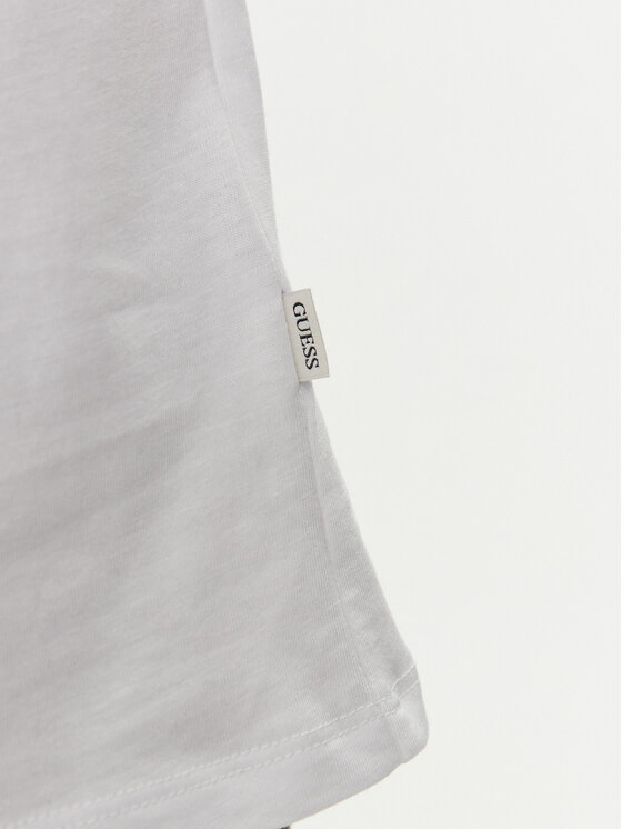 Guess Jeans Guess Jeans Tricou M4YI55 K8HM0 Alb Regular Fit
