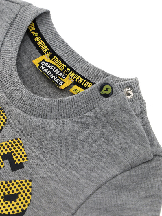 Original Marines Original Marines Суитшърт DCA0711NM Сив Regular Fit