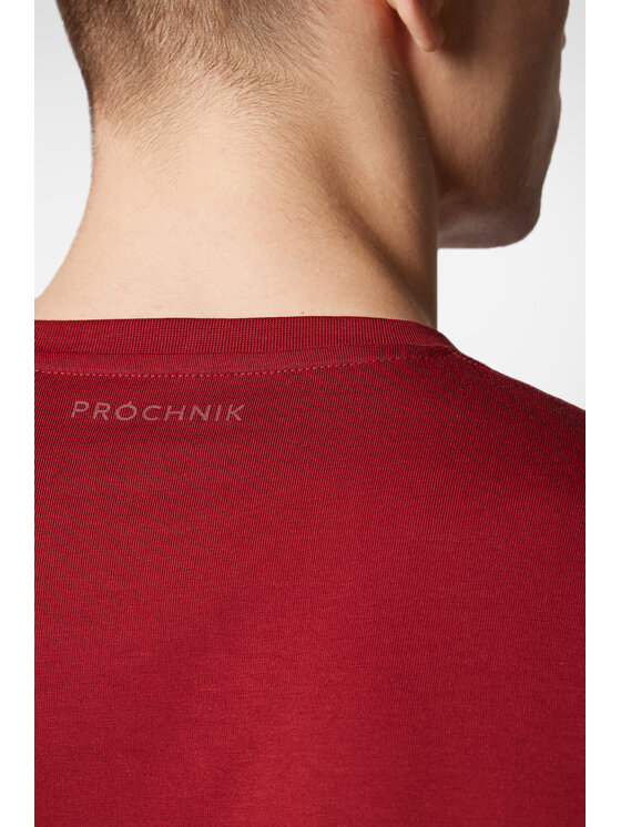 Próchnik Próchnik T-Shirt PM6 TS073124000034 Bordowy Regular Fit