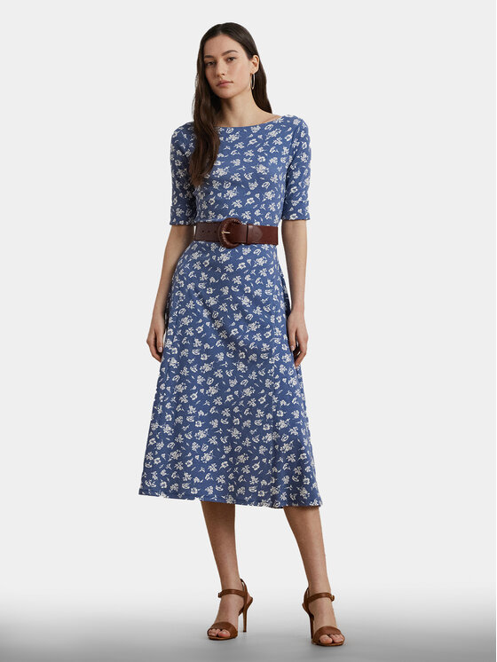 LAUREN RALPH LAUREN LAUREN RALPH LAUREN Vsakodnevna obleka 200976993001 Modra Regular Fit