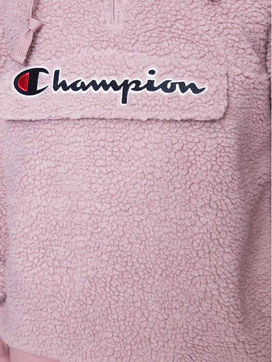 Champion Champion Fliso džemperis Hooded Half Zip 218092 PS162 Rožinė