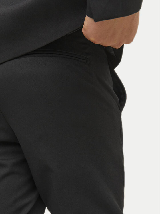Jack&Jones Junior Jack&Jones Junior Штани з тканини Solar 12203547 Чорний Slim Fit