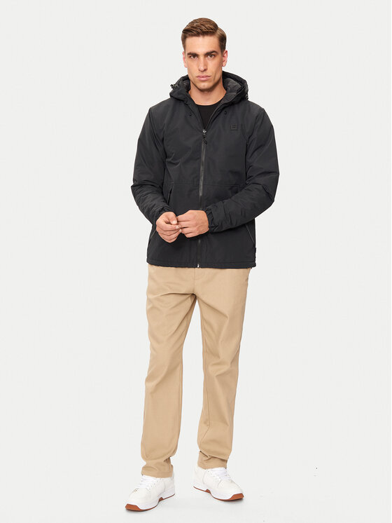 Billabong Billabong Μπουφάν μεταβατικό Transport Revo F1JK37BIF2 Μαύρο Regular Fit