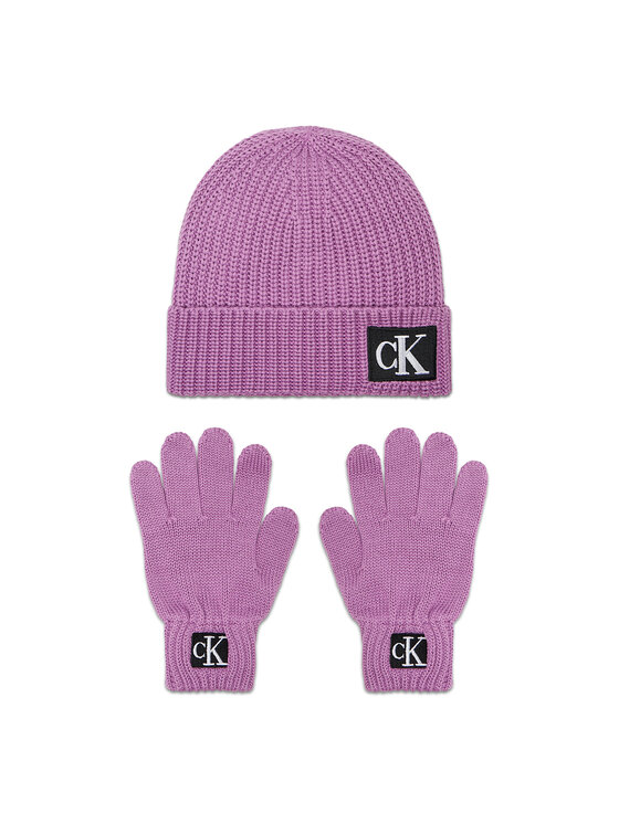 Calvin Klein Jeans Calvin Klein Jeans Набір шапка і рукавички IU0IU00394 Рожевий