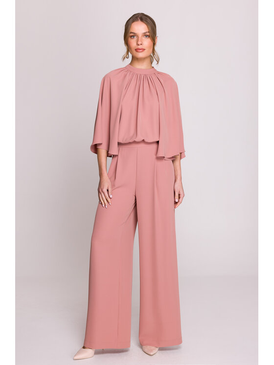 Stylove Stylove Jumpsuit S397 Rosa Sexy Straight Fit