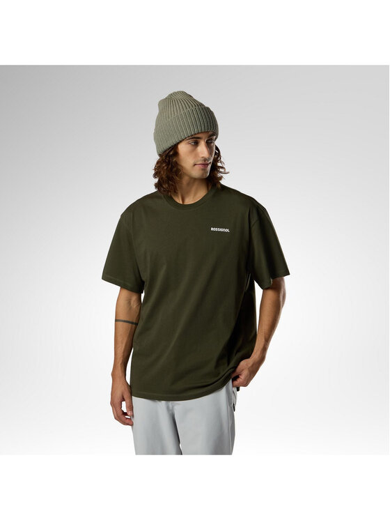 Rossignol Rossignol T-Shirt M Waterfall Relax Tee Zielony Relaxed Fit