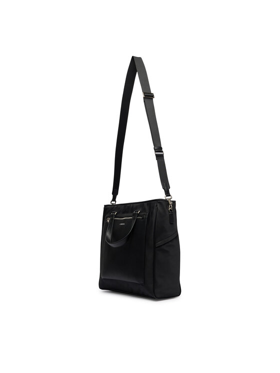 Calvin Klein Calvin Klein Τσάντα Ssnl Raised Logo Tote LV04D3502G Μαύρο