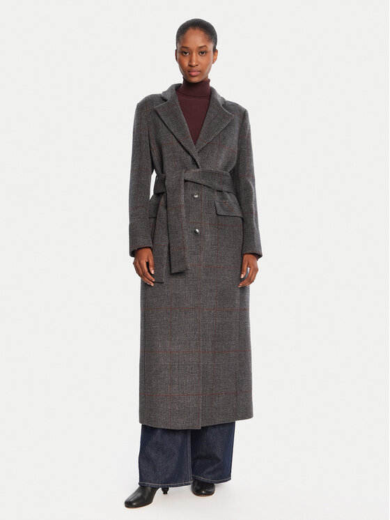 Marella Marella Wollmantel Giostro 2523016162 Grau Regular Fit