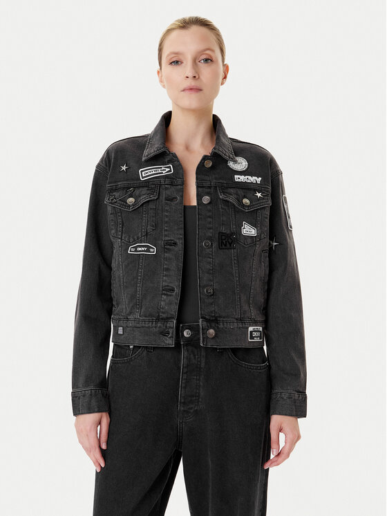 DKNY DKNY Traper jakna P5GCYC72 Siva Regular Fit