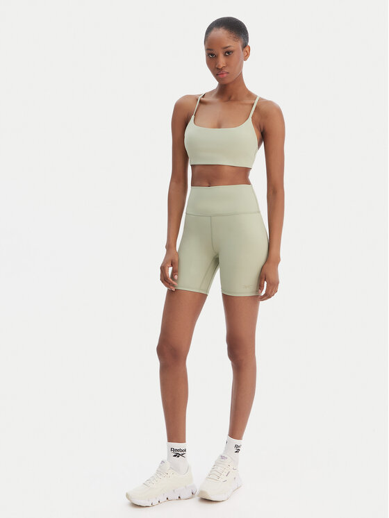 Reebok Reebok Sportiniai šortai Reebok x Ewa Chodakowska Basia RK25618CCW Žalia Slim Fit