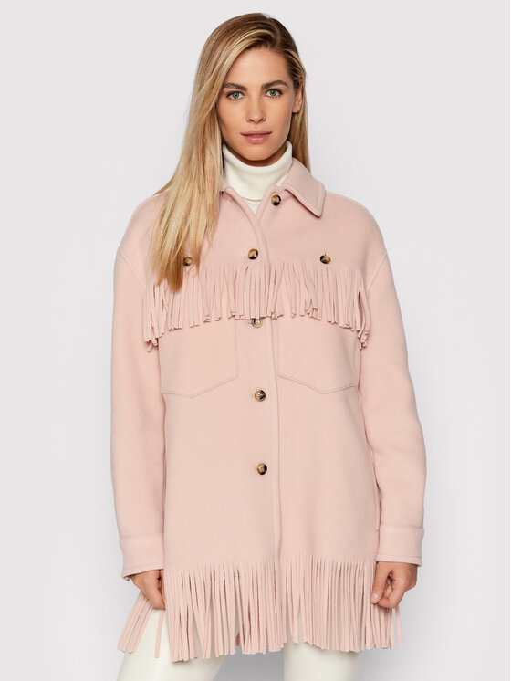 Pinko Zimný kabát Fiambala 1G16S1 Y7E3 Ružová Regular Fit