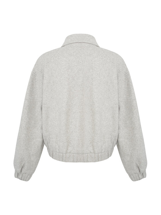 Magda Matyja Magda Matyja Kurtka bomber SCARLETT BOMBER JACKET Szary Regular Fit