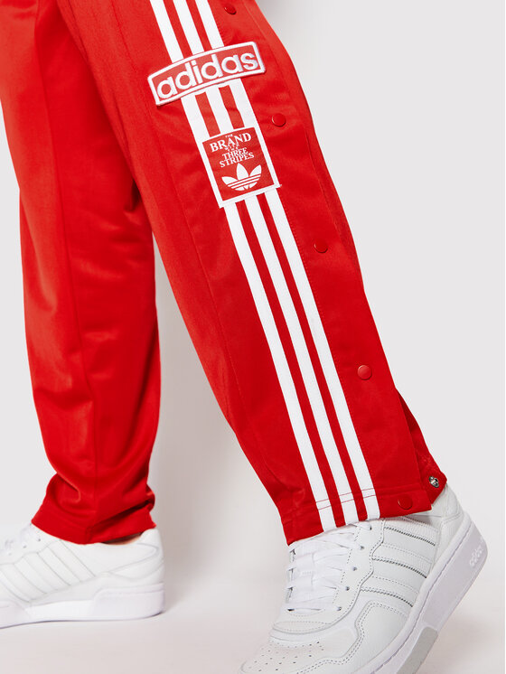 adidas adidas Долнище анцуг adicolor Classics Adibreak Track HN6097 Червен Regular Fit