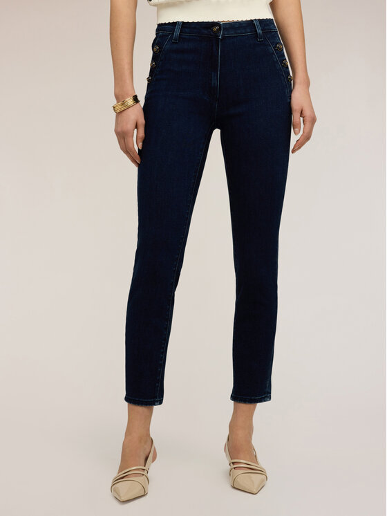 Motivi Motivi Jeansy P428Q004373N034 Niebieski Skin Fit