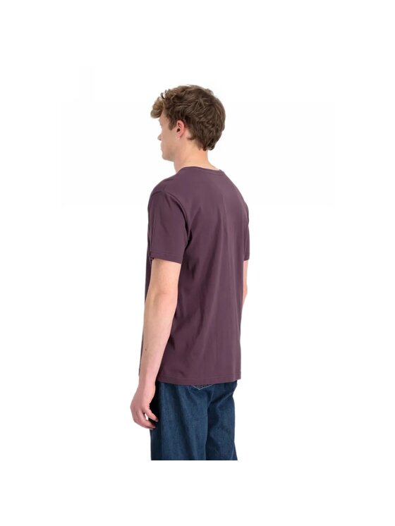 Alpha Industries Alpha Industries T-Shirt AI.118533 Fioletowy Regular Fit