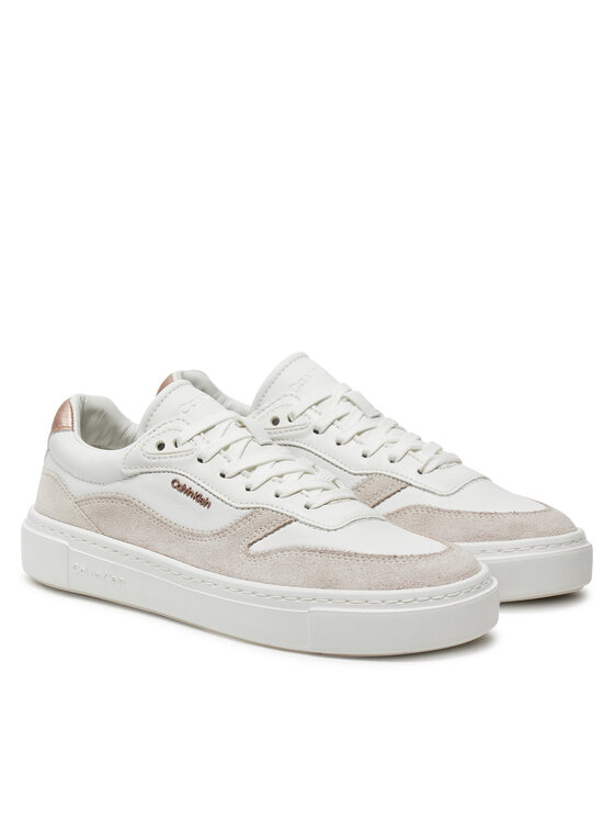 Calvin Klein Calvin Klein Snīkeri Cupsole Lace Up W/Ml Mix M HW0HW02114 Balts