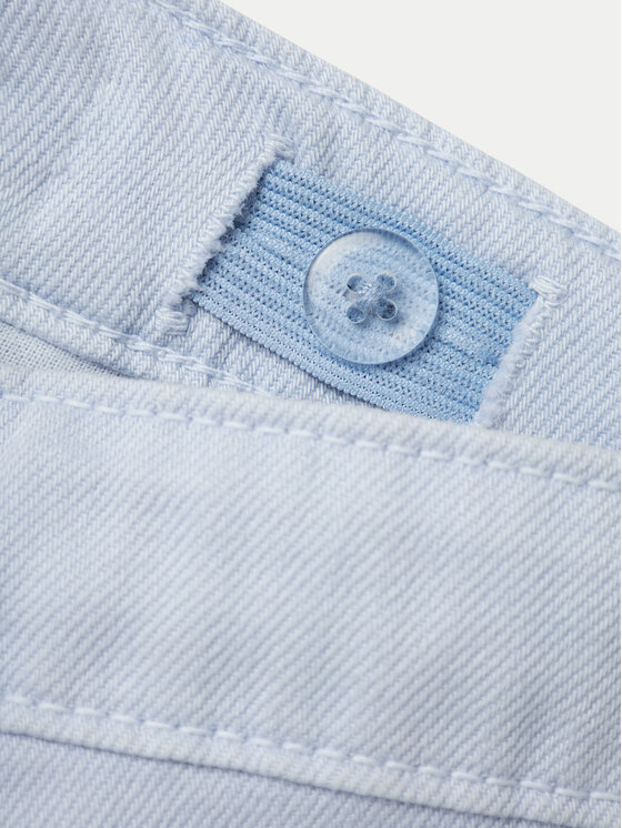 NAME IT NAME IT Jeans kratke hlače 13239003 Svetlo modra Mom Fit