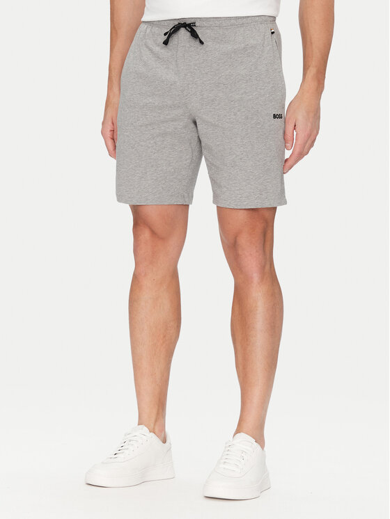 BOSS BOSS Pantaloni scurți sport Mix&Match 50515367 Gri Regular Fit