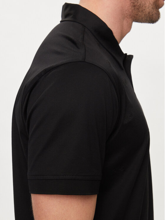 KARL LAGERFELD KARL LAGERFELD Polokošeľa 745007 542201 Čierna Regular Fit