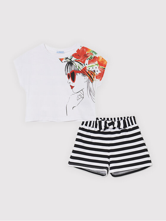 Completo sportivo maglietta e shorts 6278