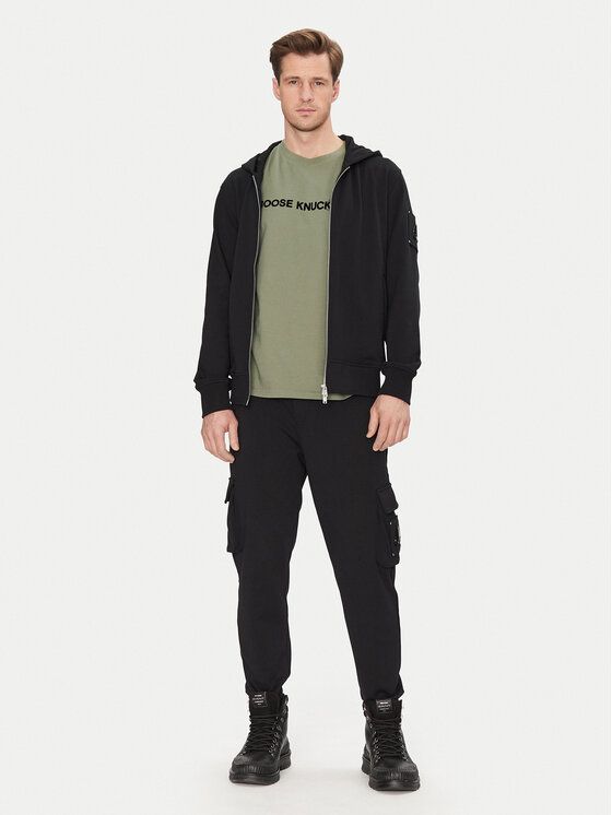 Moose Knuckles Moose Knuckles Tricou Conway M15MT760 Verde Regular Fit