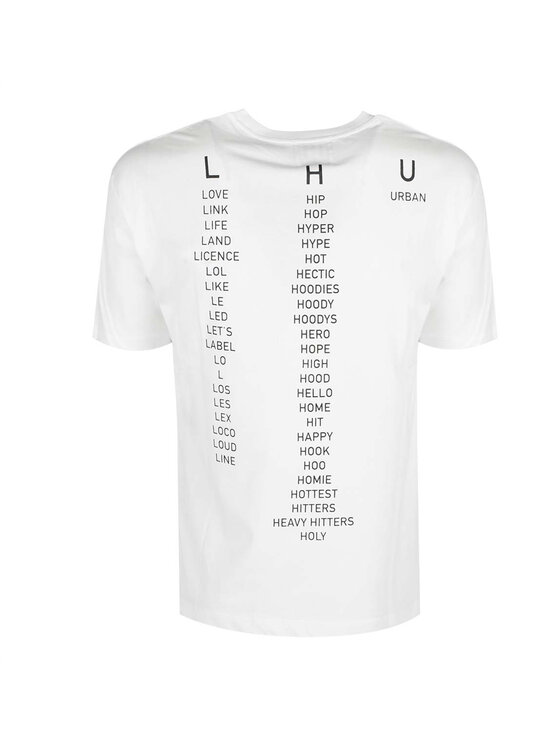 Les Hommes Les Hommes T-Shirt UHT214 700P | Typography T-Shirt Μαύρο Regular Fit