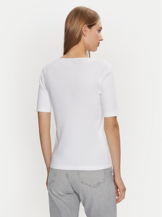 Calvin Klein Calvin Klein T-Shirt K20K208050 Biały Slim Fit