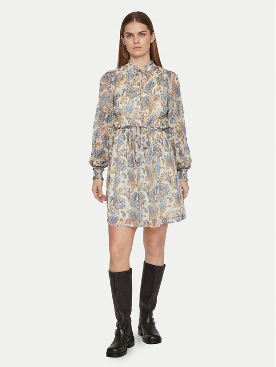 Vila Vila Sukienka codzienna Alina 14099165 Kolorowy Regular Fit