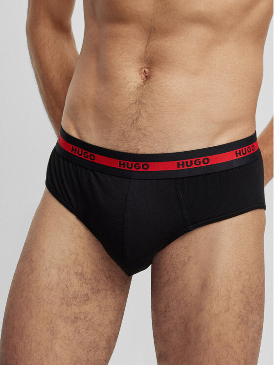 HUGO Hugo Set od 3 para muških slip gaća 50492378 Šarena