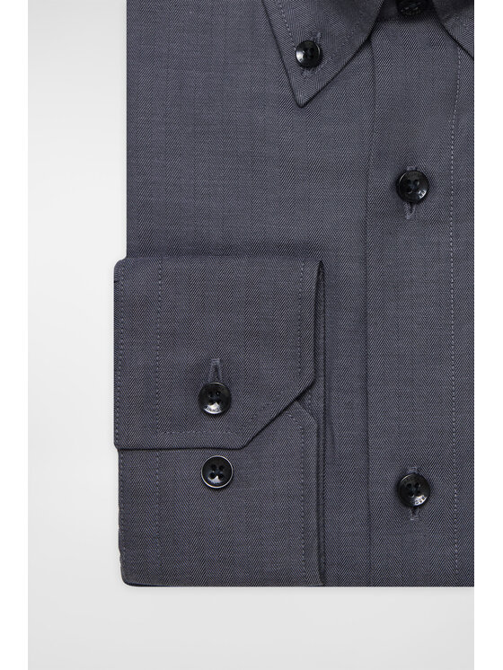 Próchnik Próchnik Koszula PM48 KO073224000045 Szary Slim Fit